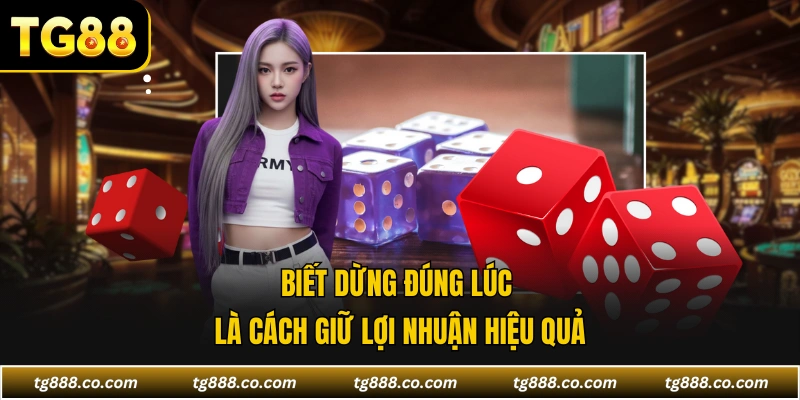 Biết dừng đúng lúc là cách giữ lợi nhuận hiệu quả