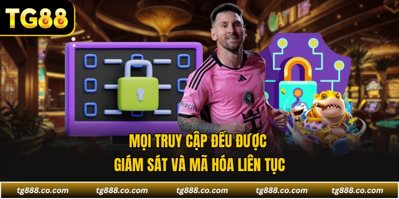 Mọi truy cập đều được giám sát và mã hóa liên tục